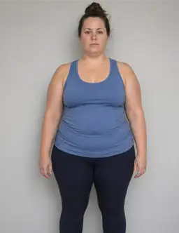 Jessica C. before keto